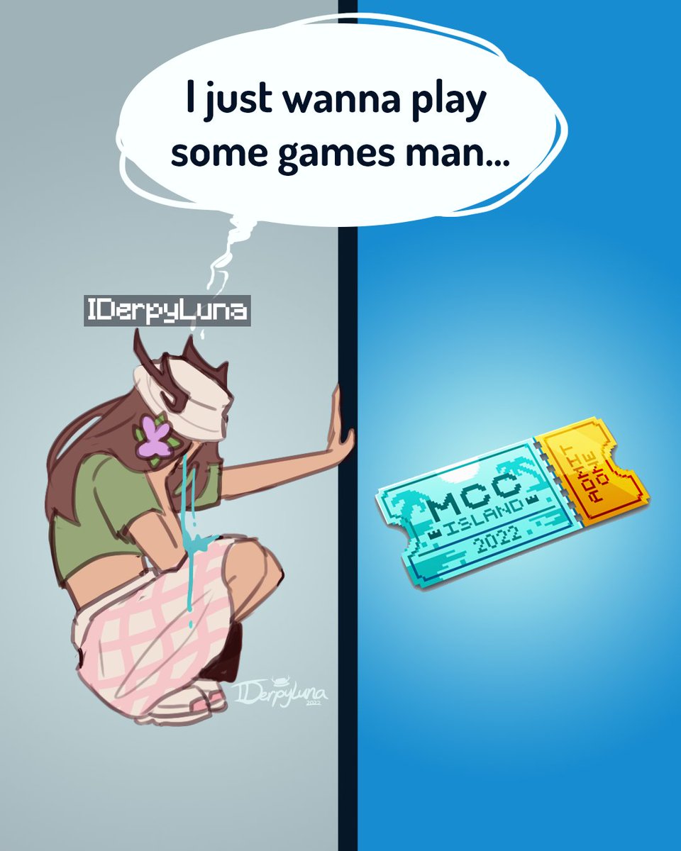 LunaDerpy's tweet photo. @MCCisland_ i've been drawing mcc teams for a year now-
Please consider letting me in,  here are some of the drawings:

I still have no ticket D: https://t.co/zYBcG3GUs8
