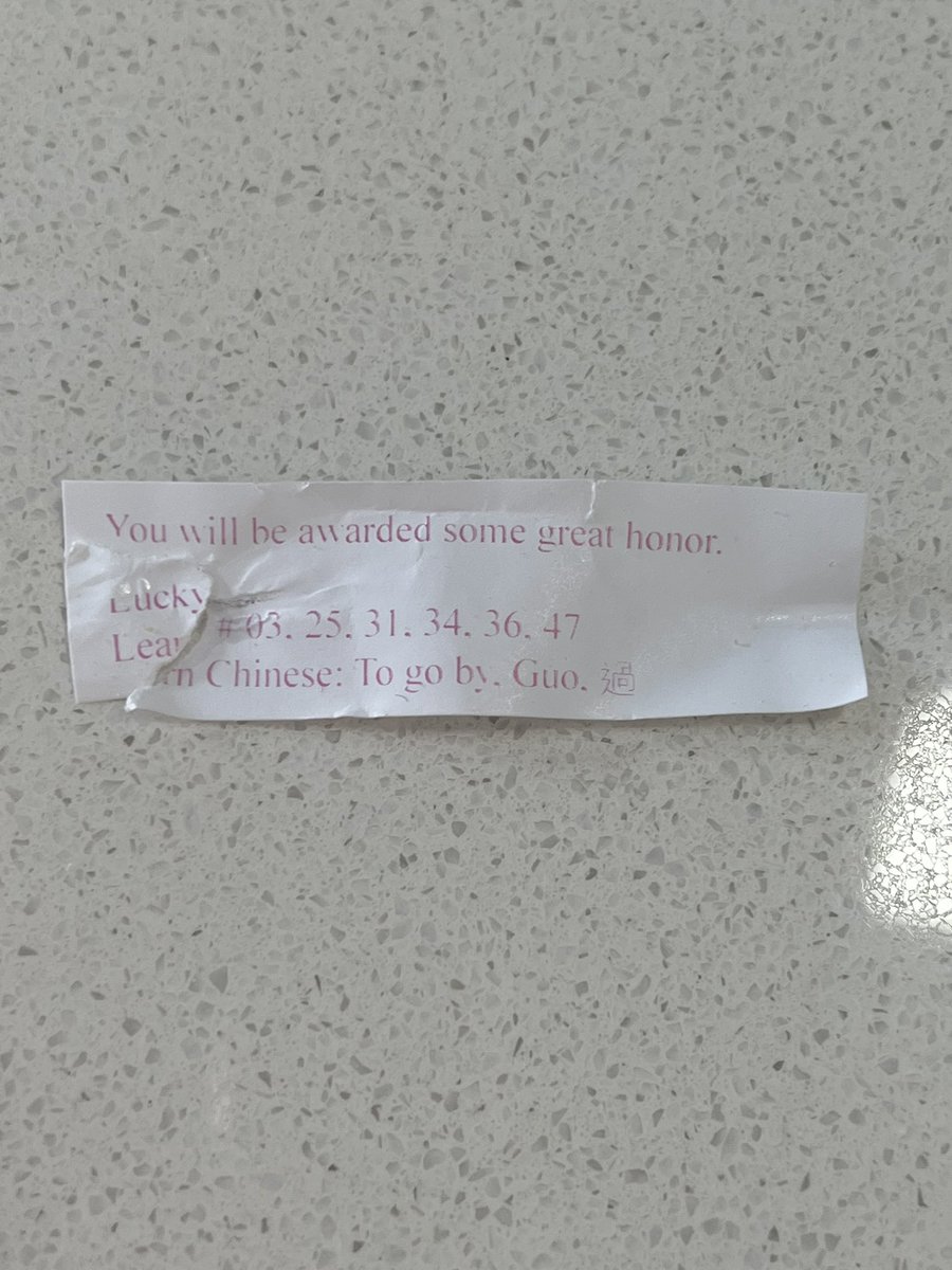 Seriously, my fortune today! #MessagesFromTheUniverse #CSIKraken