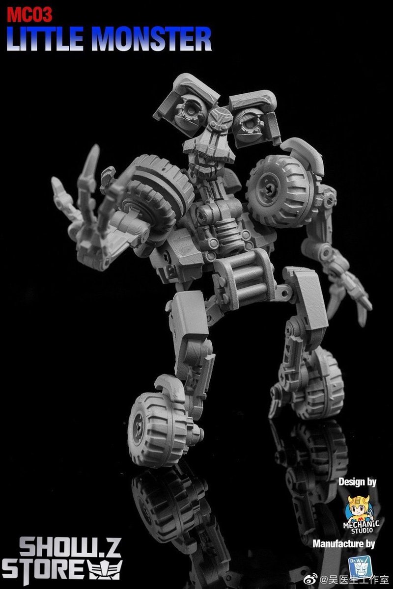 ShowZStore's tweet photo. [Pre-Order] Dr.Wu &amp; Mechanic Studio MC03 Little Monster Wheelie Orange Version
Material: Plastic ABS
Height: 8cm / 3.15"
Full Price Unknown
--------
👇links👇
https://t.co/iOG4xUsg9j

#DrWu #MechanicStudio 
#actionfigure #transformer #modelkit #showzstore #Showzdailyreport https://t.co/UgnNTYVE08