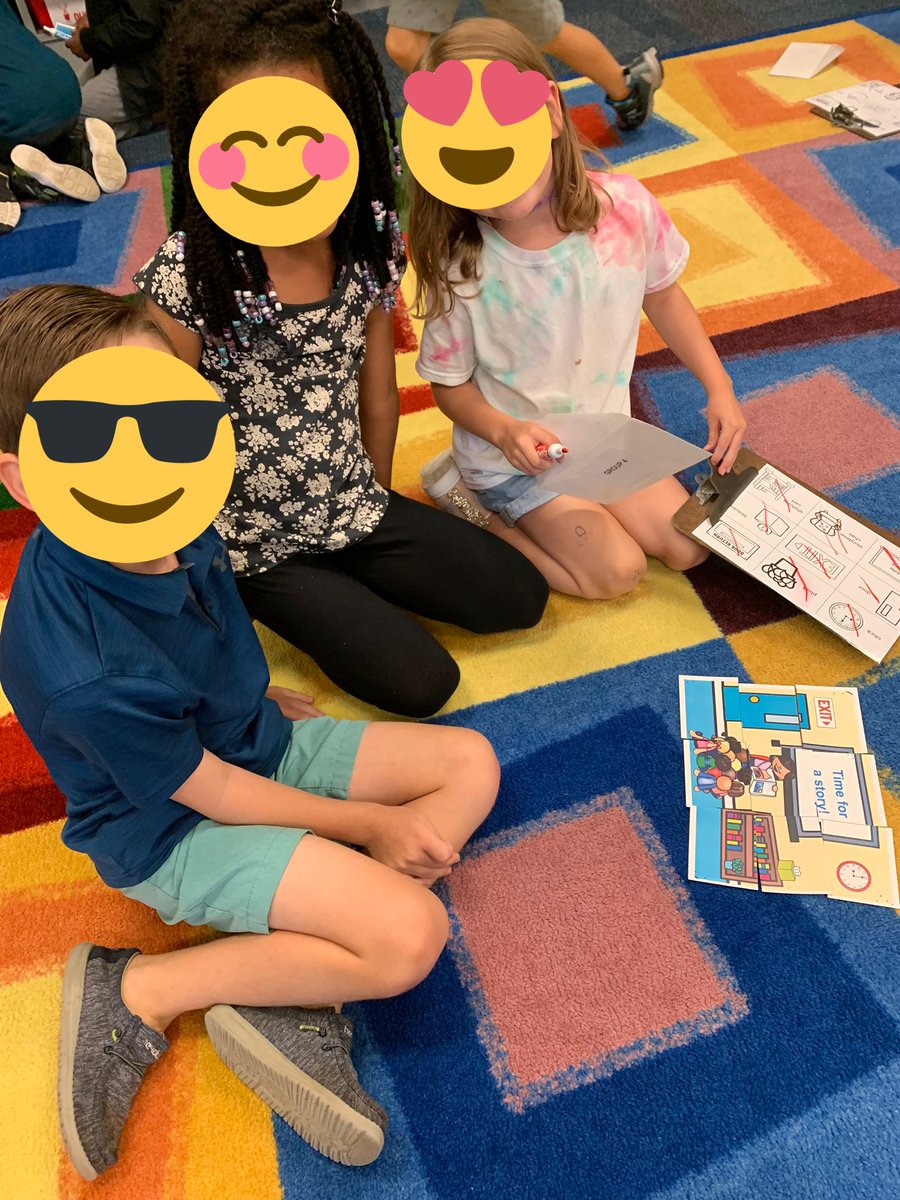 KehLibrary's tweet photo. @WendyGreenwald’s working on a scavenger hunt in the Media Center today. They did a fantastic job finding all the things! @keheleycomets @CobbLibMedia https://t.co/nW0FOWCAj8