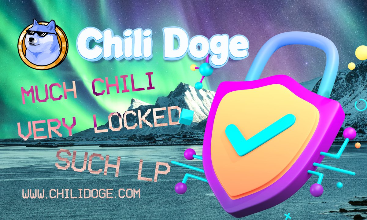 dogechili's tweet photo. We just locked our $Chili LP with @OnlyMoonsTeam 

142,069 LP Tokens locked 🚀

#OnlyMoons #ChiliDoge #DogeChain #DogeChainApes https://t.co/4H99igJOrO
