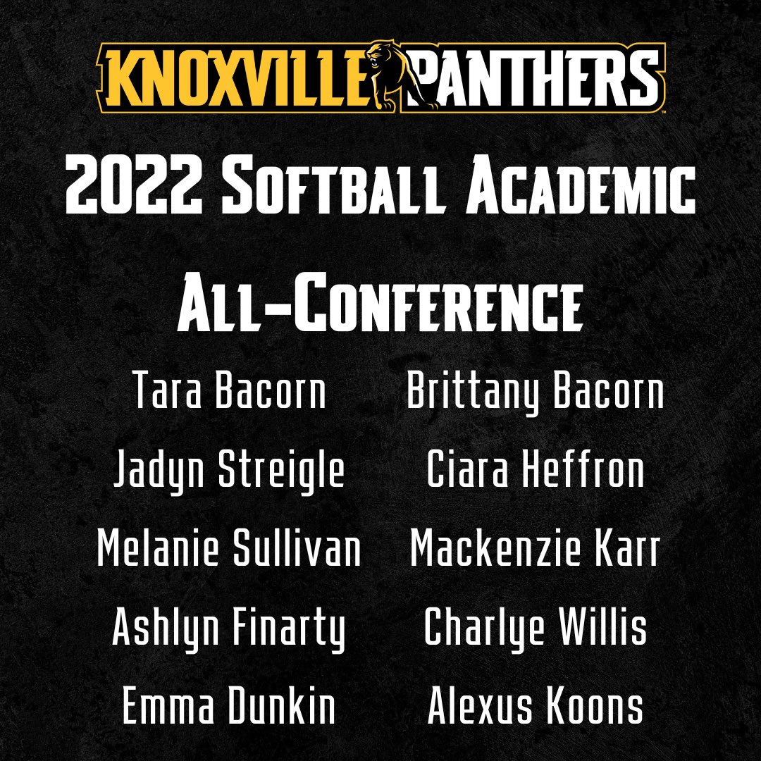 Congrats to our softballs players that made academic all conference!