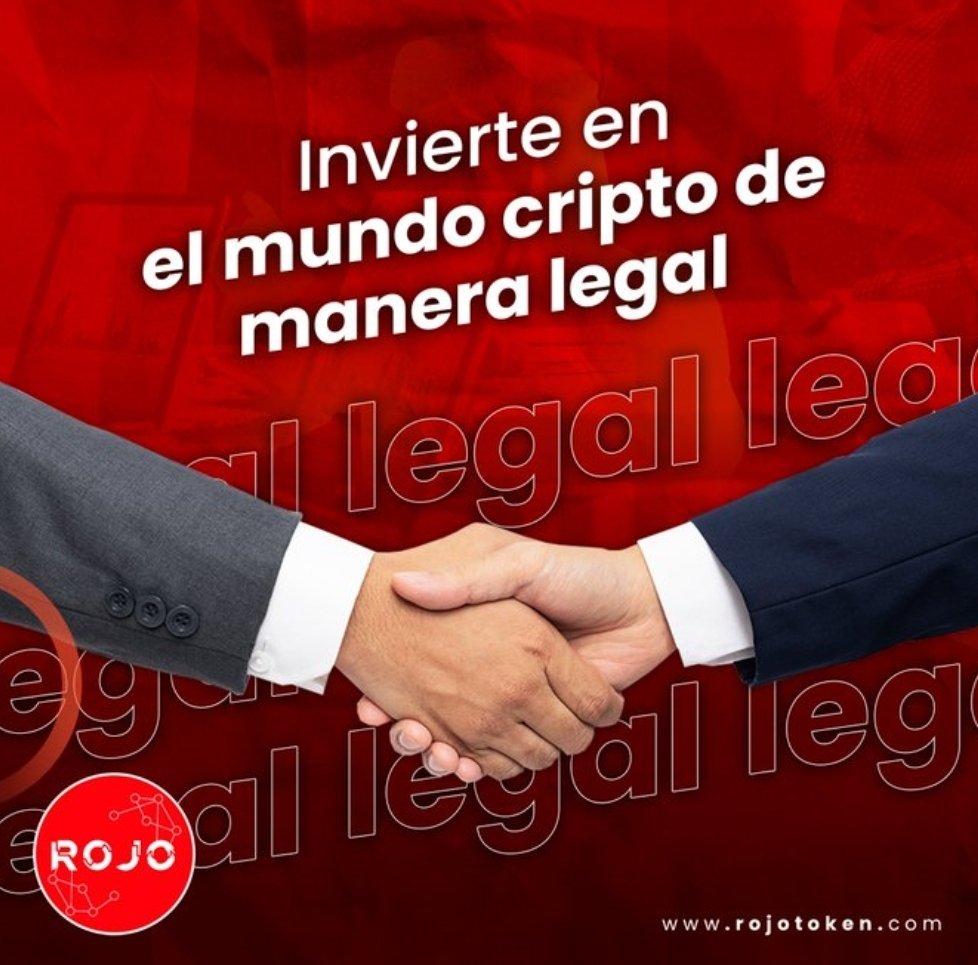 RojoToken's tweet photo. Benefíciate del mercado inmobiliario, NTF, DeFi y Metaverso a través de #RojoToken, un criptoactivo con respaldo y legalidad, gracias a la #LeyBitcoin. Regístrate aquí y nuestros asesores te contarán el paso a paso para rentabilizar tu inversión 👉🏽 https://t.co/oWkze3LTwg https://t.co/QnQdKD3v0f