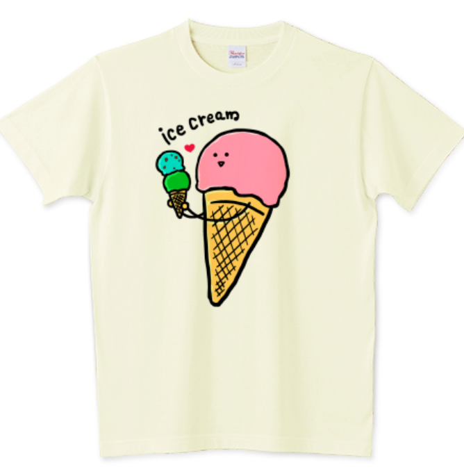 menbooboo's tweet photo. 👕🍦夏なので新しく「アイスを食べるアイス」柄を追加しました

・「アイスを食べるアイス」ページ
https://t.co/mQq1tldwRk

・あとコレクションを作ってみたのでこちらも（ゆるい食べ物系まとめ）
https://t.co/Y7WUnPRZIO

#Tシャツトリニティ #アイスクリーム #食べ物 https://t.co/8MSIW1jFzg