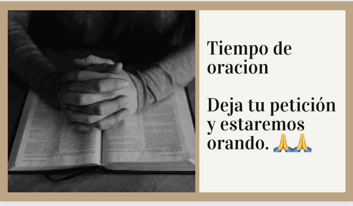 Iglesia84570543's tweet photo. Esta noche tiempo de oración 10:00 pm será un placer orar por ti!
@laurayosiam @NIURKA0 @bcruz04 @VictoriaYaira https://t.co/s6ewXsck0f