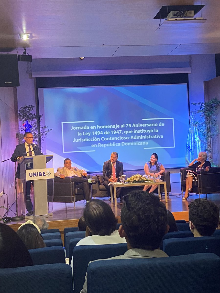 MargaretSantosF's tweet photo. La @adda_do presentó exitosamente la jornada por el #75AniversarioLey1494.  Excelentes ponencias sobre los antecedentes, la relevancia y la visión futurista de la JCA. 
@EdJorgePrats @f_concepcion @arbrewercarias Victor Hernández Mendible @mfermincabral https://t.co/7pwBUewEBO