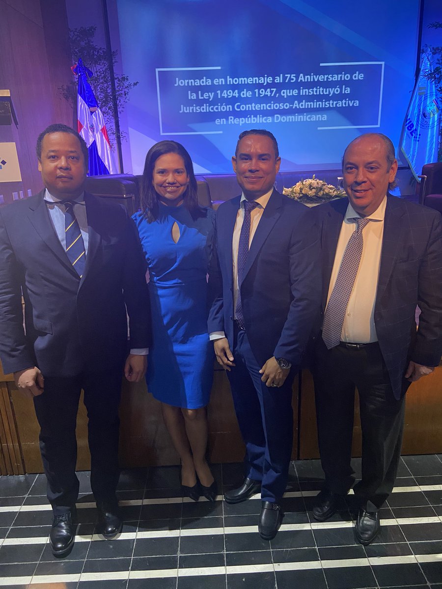 MargaretSantosF's tweet photo. La @adda_do presentó exitosamente la jornada por el #75AniversarioLey1494.  Excelentes ponencias sobre los antecedentes, la relevancia y la visión futurista de la JCA. 
@EdJorgePrats @f_concepcion @arbrewercarias Victor Hernández Mendible @mfermincabral https://t.co/7pwBUewEBO