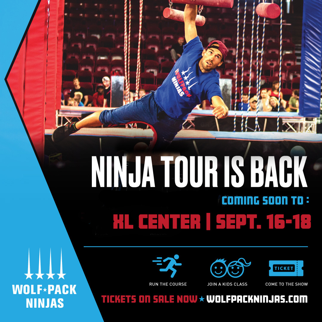 Kidtivity's tweet photo. 📣 Win VIP Kids Class &amp; Tickets for Wolf Pack Ninja Warriors Tour! - https://t.co/GWi1bO289l
Kids have opportunity to learn from the top ninjas, making the weekend a truly interactive experience for the entire family! @XLCenter #hartfordCT  @wolfpackninjas #WolfPackNinjaTour https://t.co/AAYKkLgfyr