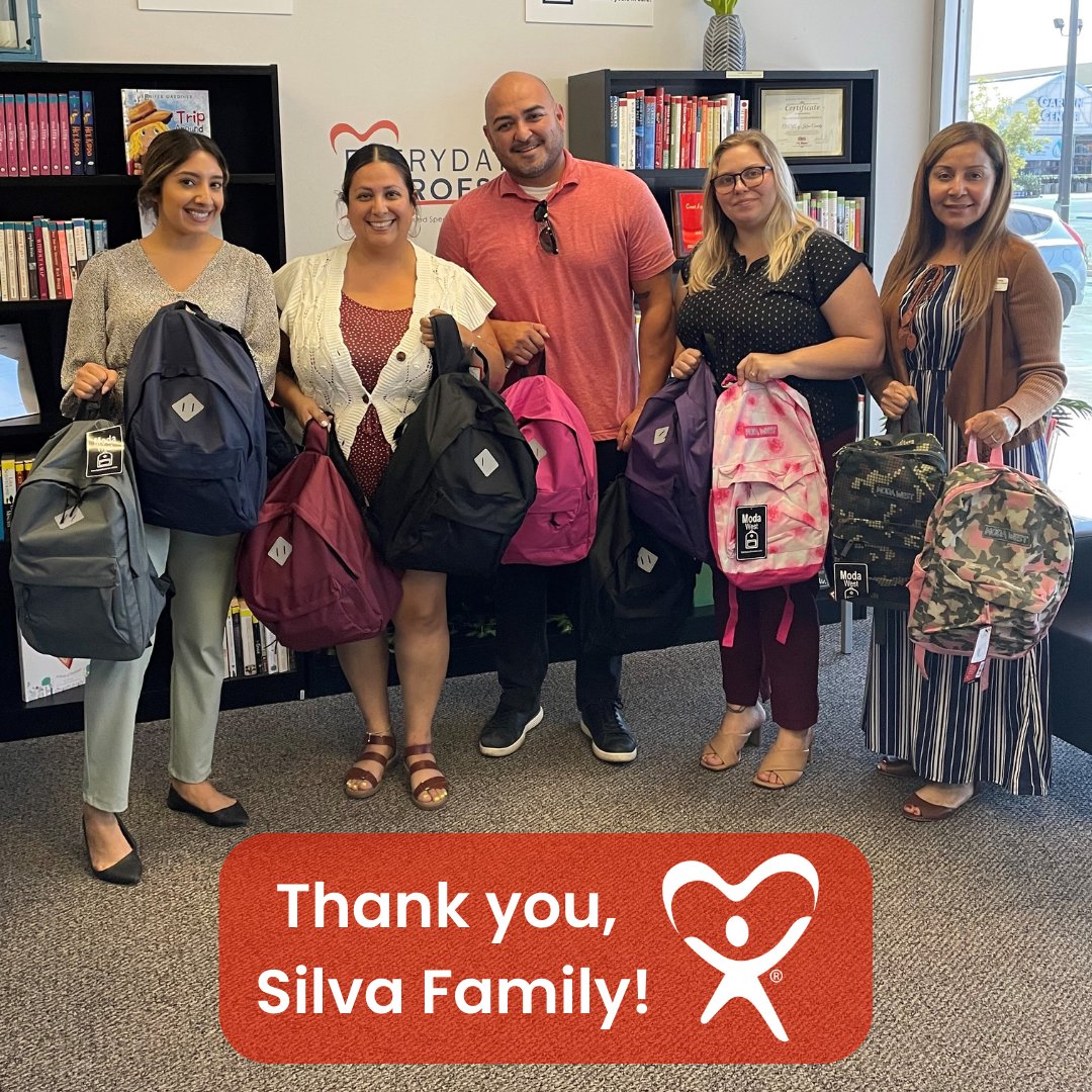 KernCASA's tweet photo. Join us in saying thank you to the Silva Family!  They came together to fill backpacks with school supplies for our  kids &amp; made sure to include our older youth who are often overlooked this time of year. We appreciate our community &amp; the generosity of  people like the Silvas. https://t.co/N1o9yfGBW3