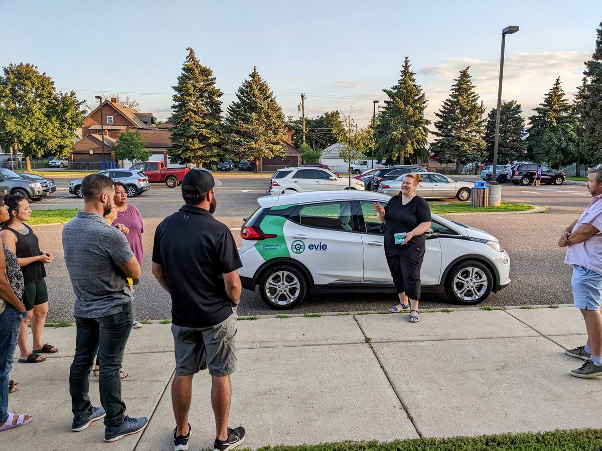 So pumped to learn about <a href="/eviecarshare/">Evie Carshare</a> the community electric car sharing program in the Twin Cities! This is the future of transportation!