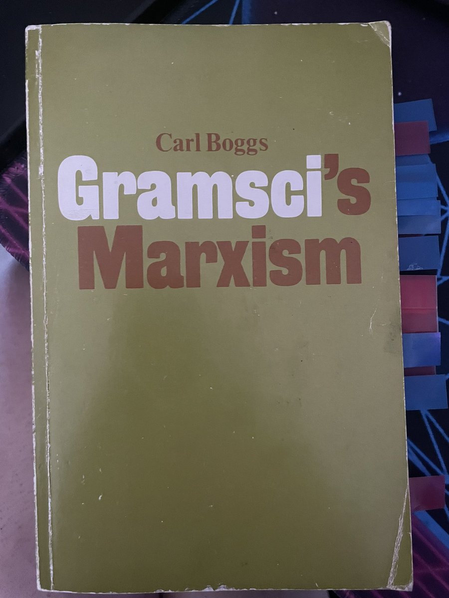 GeoMarxGreg's tweet photo. 9) If you have not read Gramsci may I recommend that you do :) Gramsci was largely concerned with ideological hegemony, praxis and its role in revolutionary through, and the collective conscious. There is so much of his work written 100 years ago that is legally relevant today https://t.co/oJvMdUg0Vc
