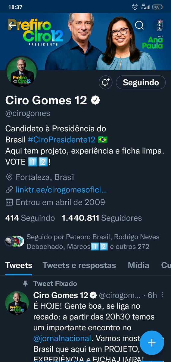 Ciro ganhou praticamente 2mil seguidores no Twitter depois da entrevista. Não sei se é muito ou pouco, vamos conferir nas próximas horas.
#CiroNoJN
<a href="/cirogomes/">Ciro Gomes</a>