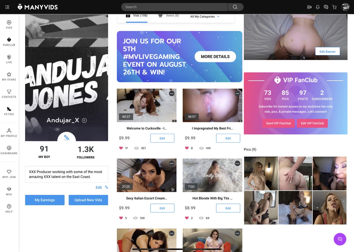 I’m still climbing up the charts at ManyVids…#91!

manyvids.com/Profile/100516…

Thanks to awesome performers @blondebarbii7 <a href="/Nova_Ra3/">Nova Rae 💜</a> <a href="/iamSarahLace/">Sarah Lace 🇭🇳🍑</a> <a href="/Ilovezasu/">ZaSu Knight</a> <a href="/SexxxSabrina/">Sabrina Sexxx</a> <a href="/HotwifeWV/">HotwifeWV</a> <a href="/AdelePricesss/">Adele Price</a> @isamteddy <a href="/Gloomykitti/">GLOOMYKITTI ♡</a> 
@MickyLynnXOXO <a href="/SweetblueCJ/">Coralyn Jewel</a> @officialnatxx 
<a href="/KateJoin/">Kate Join</a>