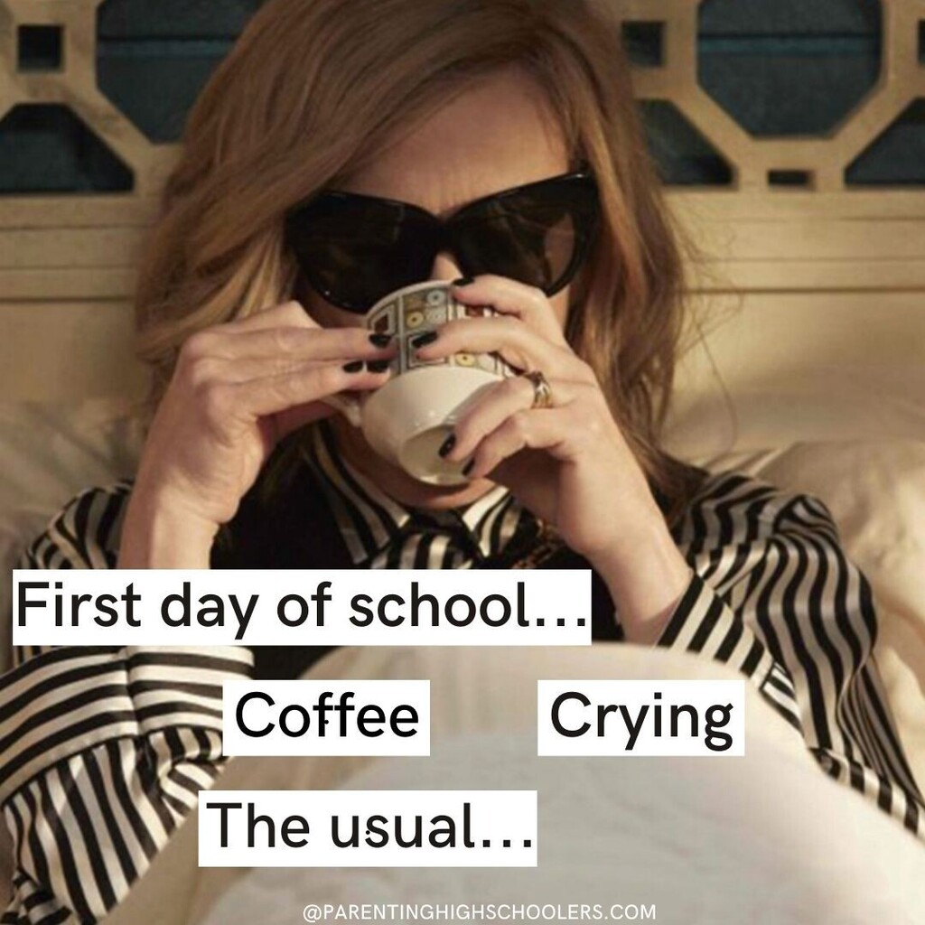 StuderMel's tweet photo. Me today...😭
And, so senior year begins for my baby!
#parentinghighschoolers #parentingteens #parentingteenagers #momblog #momlife #momblogger #momhood #realmom #lifeasmom #motherhood #parenting #momofteenagers #momofteens #lifeasmom #momhood #motherlove #momsofteens #grown… https://t.co/O6DusOJufo