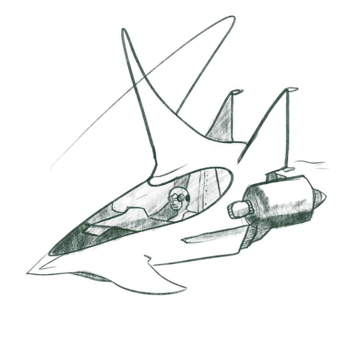 howndcreates's tweet photo. #scribblechallenge @djcoffman Batman dolphin ship?😟 https://t.co/sQ6QZ1spoj
