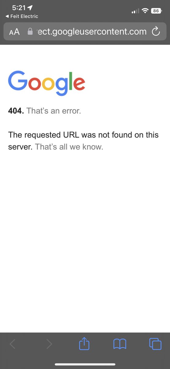boxerdoggg's tweet photo. @FeitElectricInc google home authentication is broken. Customer service bot is no fun to talk to. https://t.co/LY2vj40ymT