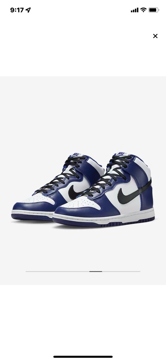 shinji_type_r's tweet photo. https://t.co/ipP4ez0cuCはダメ🙅‍♂️
zozoにてミラクルGOT'EM👟
DUNKHIGH DEEP ROYAL BLUE
🔵⚪️⚫️

#nike
#zozo
#dunkhigh
#deeproyalblue https://t.co/h2tnArPNs2