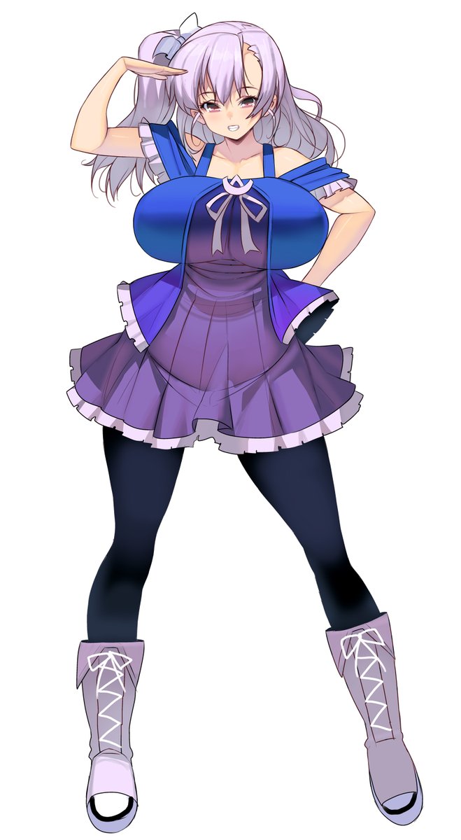 サイドテールの女の子 