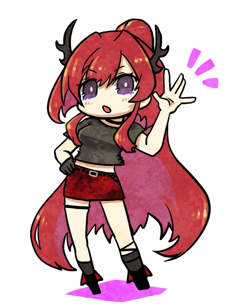 アークナイツ「最近ミニキャラ描いてないので、描いたやつ見て#アークナイツ  #明日方舟 」|サラ＋🕹Skeb募集中のイラスト
