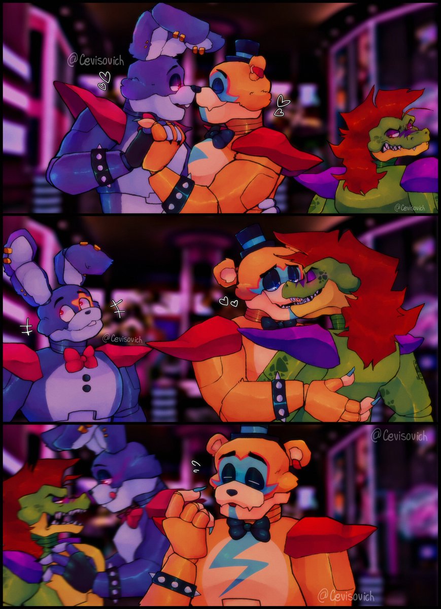 Yes, bye-
#fnaf #fnafsb #fnaffanart #glamrockbonnie #Montgomerygator #glamrockfreddy #monteddy #Bonnty #Frennie #glamfrennie #montyxfreddy #freddyxmonty #bonniexfreddyxmonty