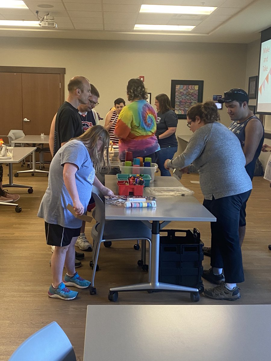 Such a fun day with <a href="/AdaptMusicFargo/">Adapt Music</a> today 😊 #CCRILifeEnrichment #TeamCCRI #AdaptMusic