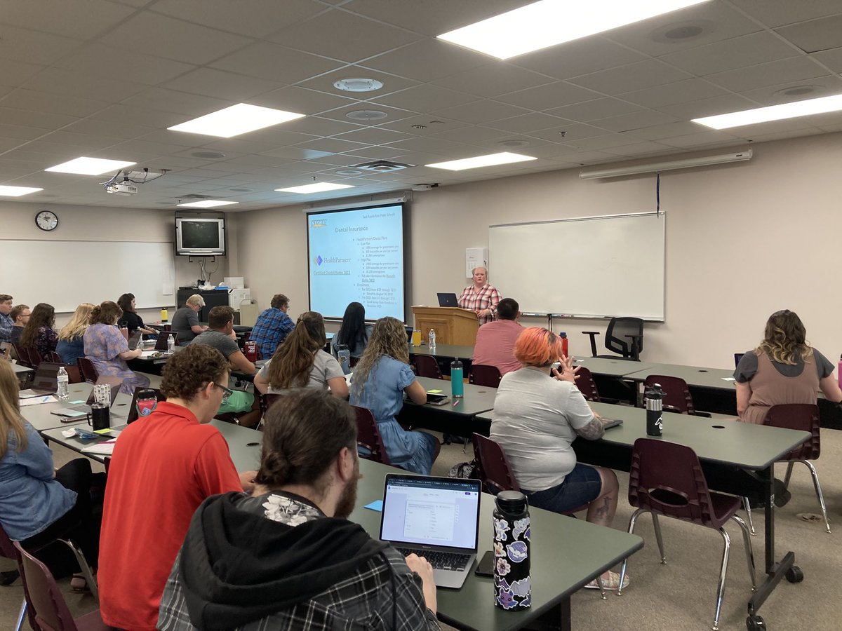 BushmanJenny's tweet photo. Exciting day welcoming new teachers to the STORM! They shared why they became teachers, and I am so excited for our students! #growth, #relationships #impact https://t.co/xfTphmJTuw