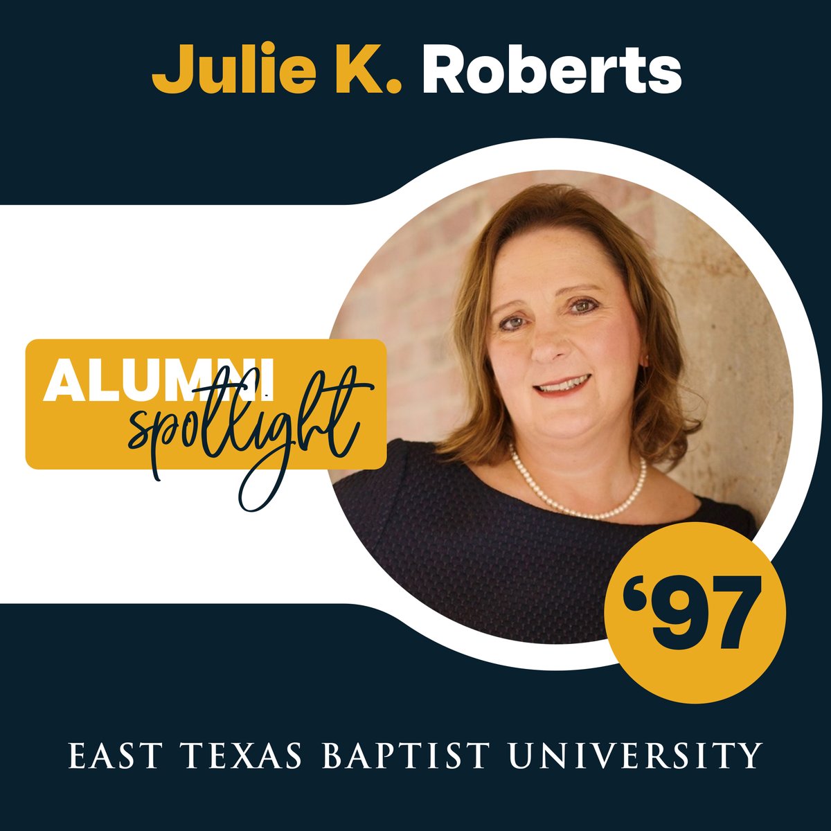 ETBU_Alumni's tweet photo. In Chapel this week, Julie K. Roberts ('97) shared her journey to the White House and beyond, highlighting the importance of perseverance, integrity, and divine gifts disguised as closed doors.
#ETBUalumni #HomeOnTheHill #EnhancingCommunity https://t.co/L6GhMzdM3u