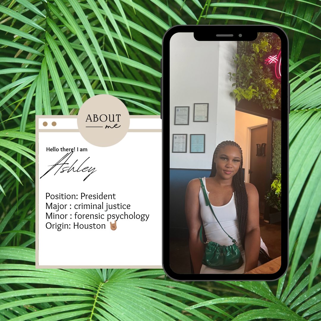 Txst_BWU's tweet photo. Introducing: President Ashley Seals https://t.co/nz057iHm5X