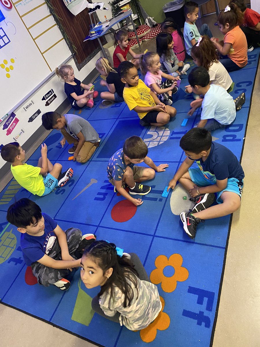 KaylaMichna's tweet photo. Conner the Comparing Cow came to class to help teach about comparing numbers! Nothing like moo-tavating my kids. ๐ #Kindergarten #MakingMathEngaging @TraditionTitans @ECISDtweets https://t.co/AflAAhDjdc