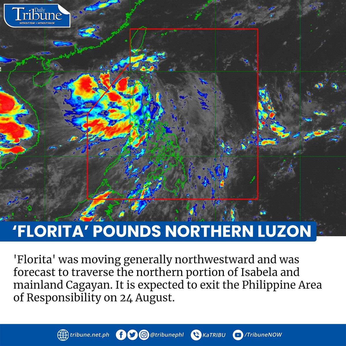 Daily Tribune on Twitter "Tropical storm “Florita” pounded Northern