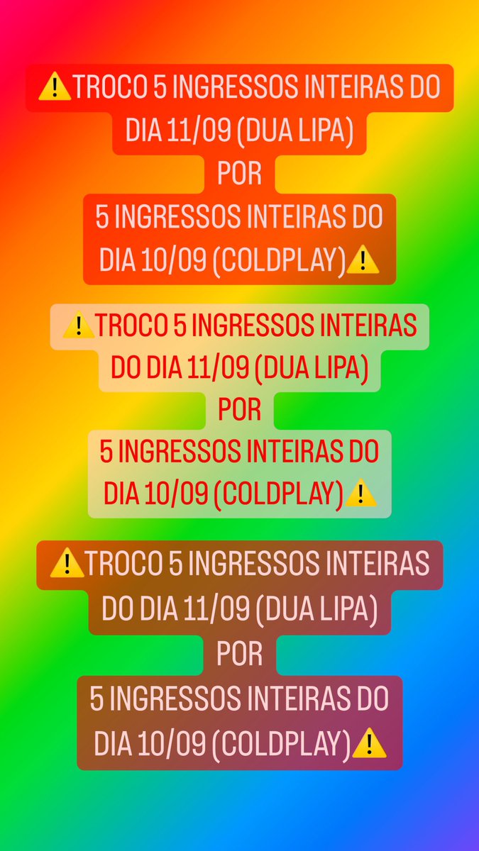giomurucci's tweet photo. ⚠️Não é golpe, interessados responde esse tweet ou manda dm!!!⚠️ #RockinRio2022 https://t.co/vPk98Y7pJc