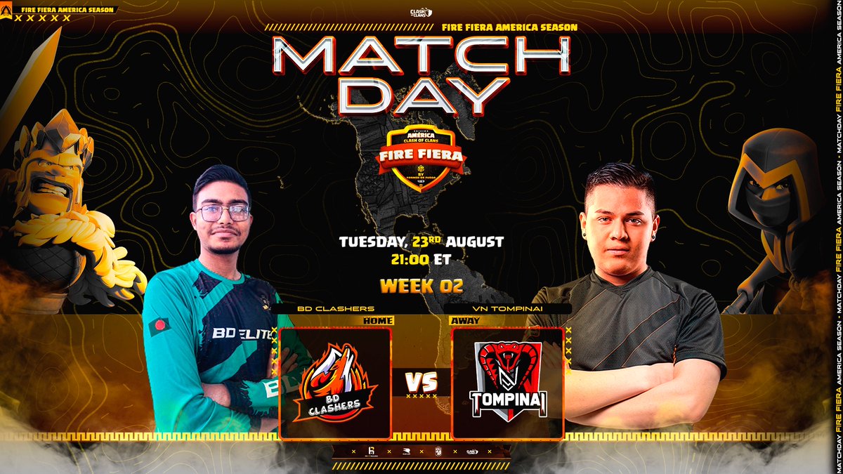 🟣 LIVEEEEEEEEEE!

WE ARE BACKKKKKKKK! 🥰

🏆 @FireFiera W2

✅ <a href="/TompinaiEmpire/">TOMPINAI EMPIRE</a> vs #BDClashers 

TODO el MUNDO a la TOMPINETA! 🐍❤

💰 SORTEO de PASE de ORO en el CHAT!

👉 twitch.tv/style_coc