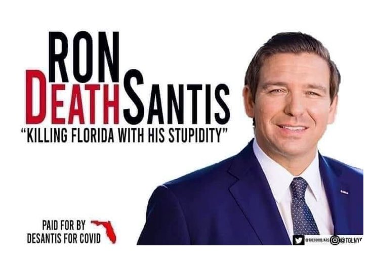 Bdelta67's tweet photo. #RonTheCon #RemoveRon #CharlieCrist💙 #DeSantisBurnsBooks #DeSantisDestroysFlorida #DeSantisDonorsFirst https://t.co/49rShbGsFd