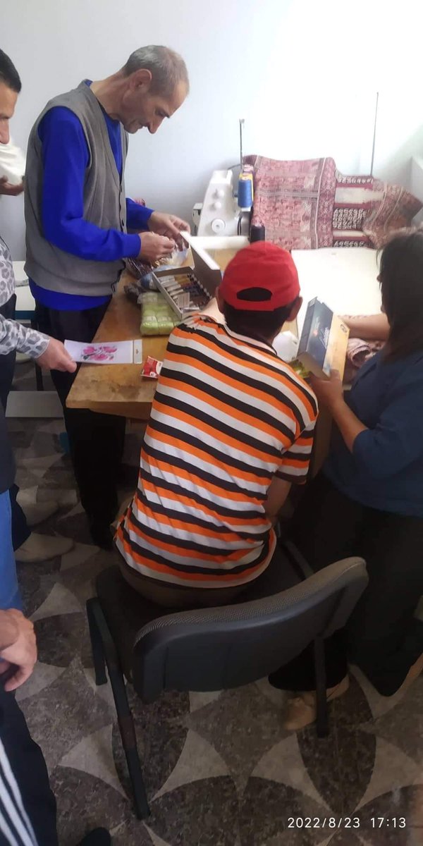 Tailoring social enterprise is reality now for  Vardenis! Service users are out from there facility, working in the community with community members 🤗💙
23/08/22
 #UNDHR, #CRPD, #WHOQR
#qragile #qualityrightsarmenia
<a href="/ArmeniaRights/">QualityRights Armenia</a> <a href="/QRGhana/">QualityRights Ghana</a> <a href="/QRagile/">QualityRights_agile</a> @Itay <a href="/QRSardinia/">QRSardinia</a> <a href="/QRLebanon/">QRLebanon</a>