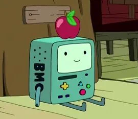 today's lil' dude of the day is BMO from adventure time!! (any pronouns from what I gather??) 