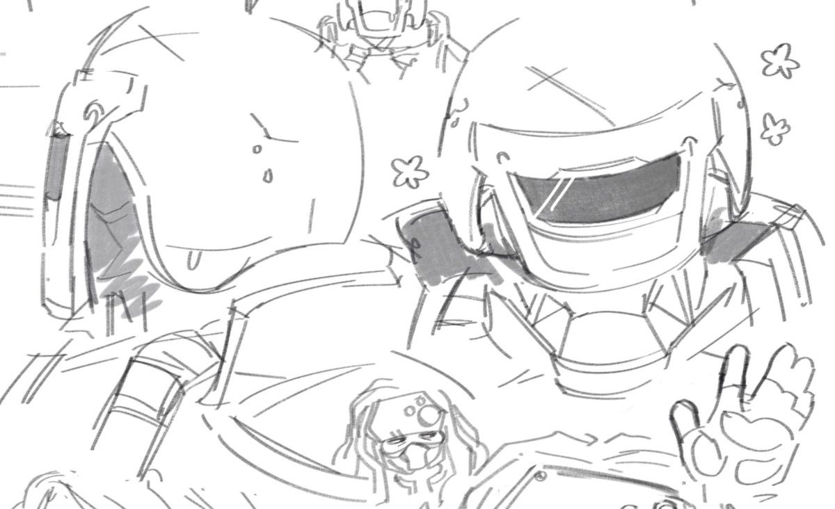 messy v company test sketches 
