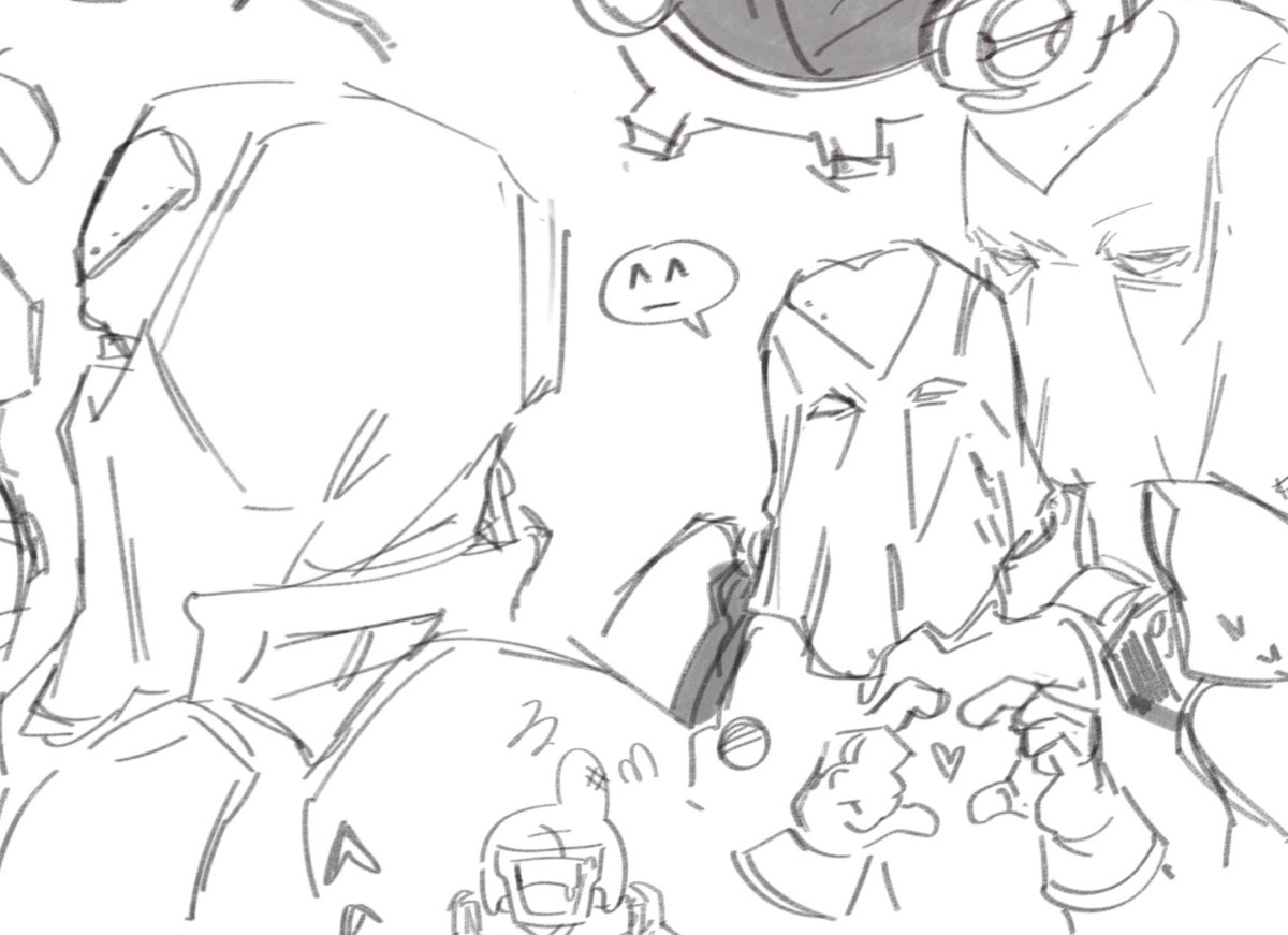 messy v company test sketches 