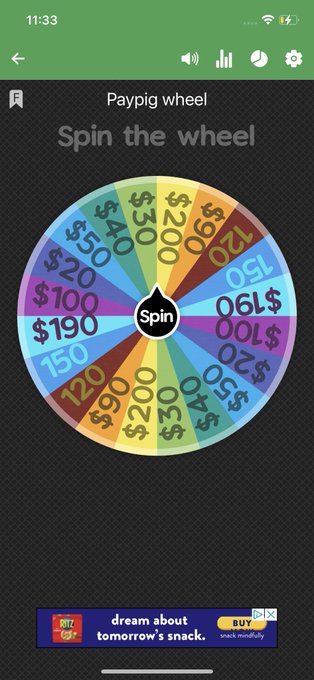 Are you brave enough to join my live and have me spin it?? You know you love the thrill😈💅 loyalfans-<a href="/tag/findom"class="tags"><span>#findom</span></a><a href="/tag/paypig"class="tags"><span>#paypig</span></a>