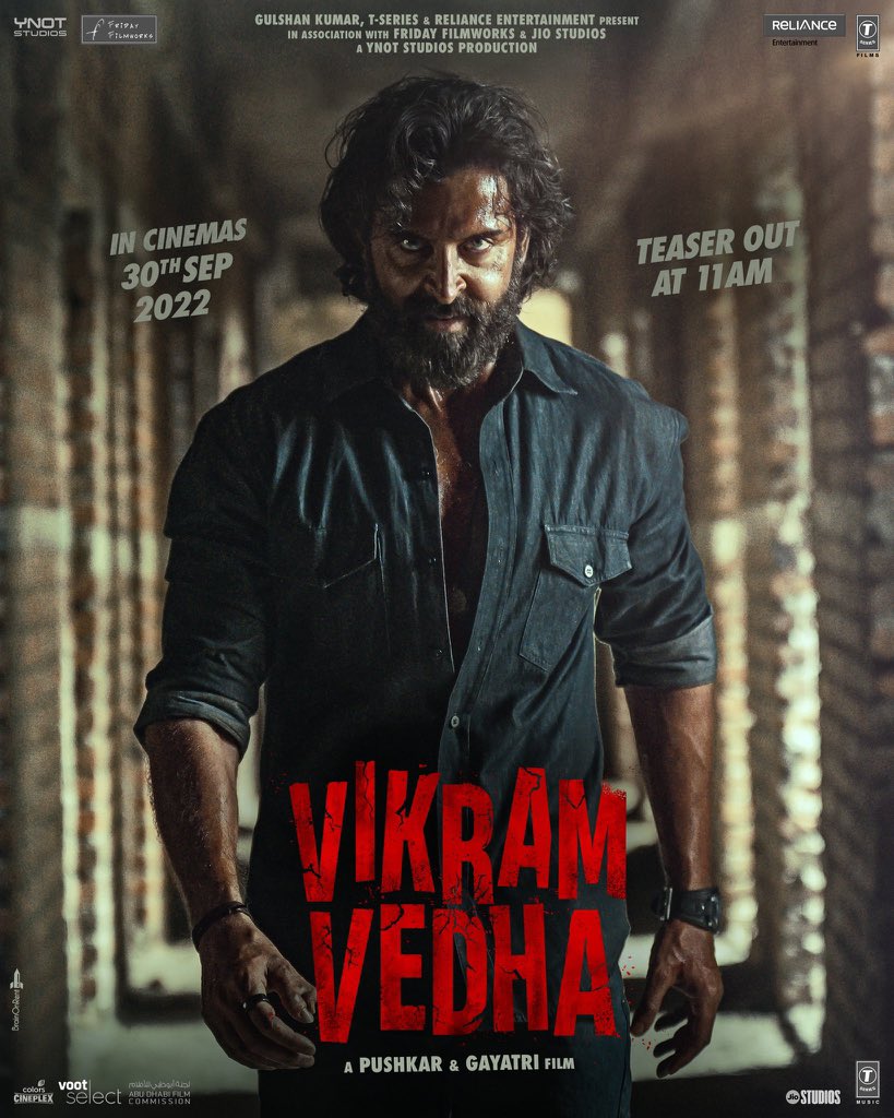 SamCSmusic's tweet photo. Very glad and thrilled to have scored the BGM for #vikramvedha with the promising crew. Wait to experience the best of everything.
TEASER OUT NOW
https://t.co/aiaBiZoZIe
@PushkarGayatri @iHrithik #SaifAliKhan @radhika_apte #psvinoth @ARichardkevin https://t.co/XF6ARA7Z9I