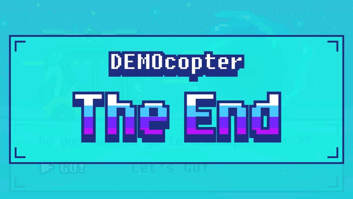DEMO_ONiON's tweet photo. 📢 All events for DEMOcopter are now CLOSED 📢
Thank you for your participation 👏🙏
#DEMO #minigame #crypto #giveaway #game #bored #fun #new #NFT #MVL #MVLChain #P2E #Metaverse #OnionT1 https://t.co/KDHx6iADC9