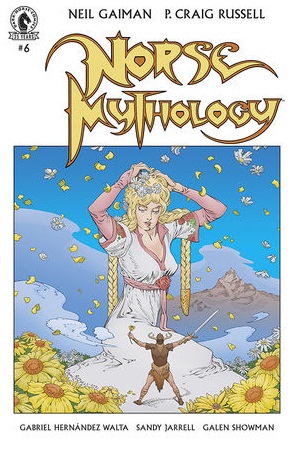 MarvinIcard's tweet photo. Norse Mythology II #6 @DarkHorseComics @neilhimself #PCraigRussell @ghwalta @sandy_jarrell @GalenShowman @Lovern @KeithAWood @NotTooChaby #ChuckHowitt @PenBerzerker https://t.co/j0qMRNocJx
