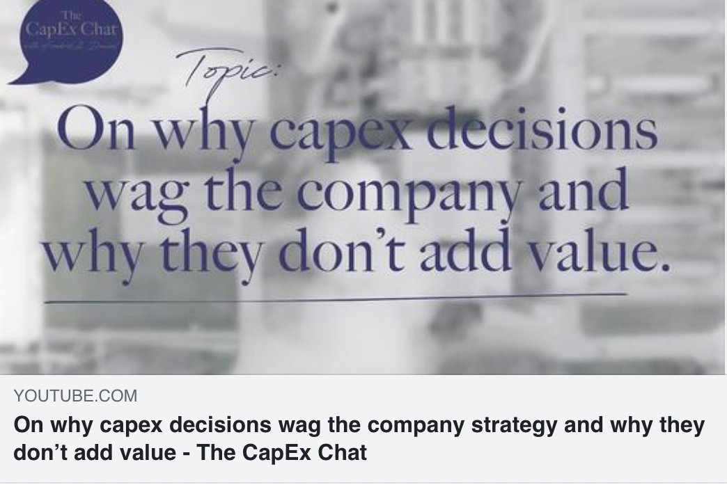 WeissenriederCo's tweet photo. Do your capex decisions add long-term value to your company or are decisions being made individually without understanding their impact on the company as a whole? Don’t let capex decisions wag the company strategy.  Learn more here:
#CAPEX #business 

https://t.co/Yzr6eg5vkd https://t.co/jAtUWmVRRz