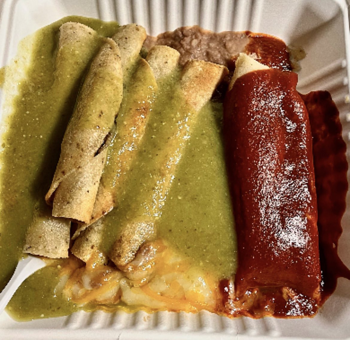 A Rolled Taco Tuesday!

4 Taquitos, a Tamale, and some Refried Beans spent a Tuesday together…

From Cielito Lindo in #DTLA.

#tacotuesday #taquitos #olverastreet #inthe213
