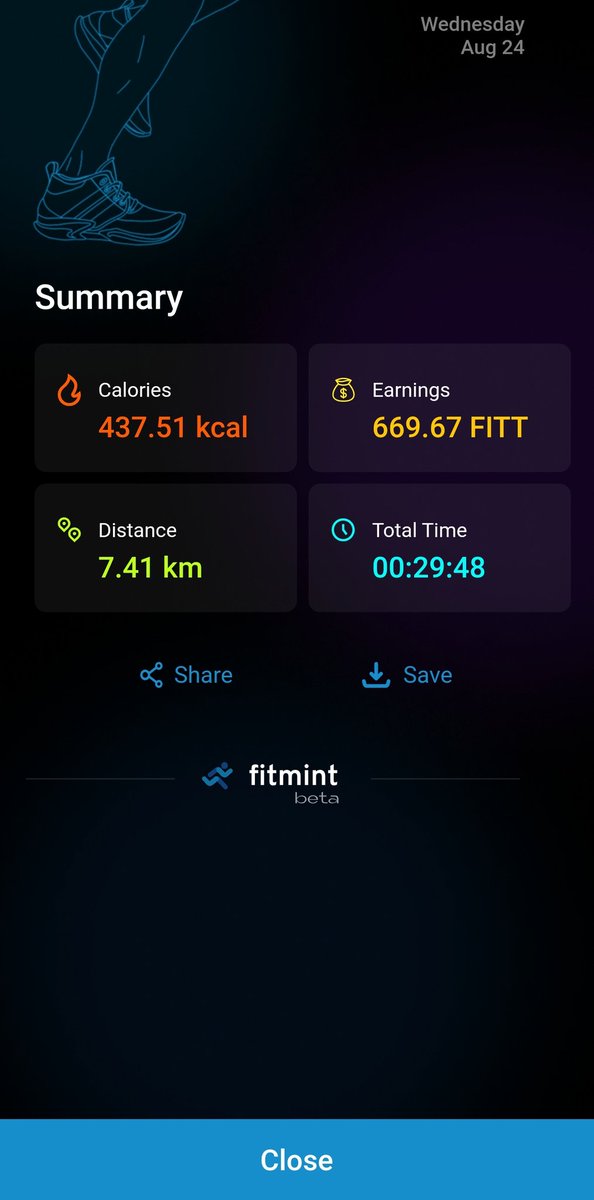 Inatendu29's tweet photo. #fitmint #MoveToEarn #Move2Earn 
Level 25
Réparation : 130,47 https://t.co/2JWXogb3yM