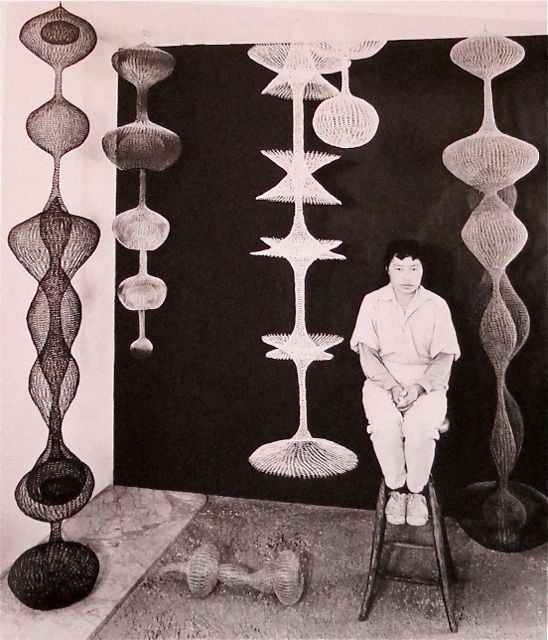 RT <a target='_blank' href='http://twitter.com/womensart1'>@womensart1</a>: Sculptor Ruth Asawa in her studio, San Francisco, 1959 <a target='_blank' href='http://search.twitter.com/search?q=WomensArt'><a target='_blank' href='https://twitter.com/hashtag/WomensArt?src=hash'>#WomensArt</a></a> <a target='_blank' href='https://t.co/g99FH24MaR'>https://t.co/g99FH24MaR</a>