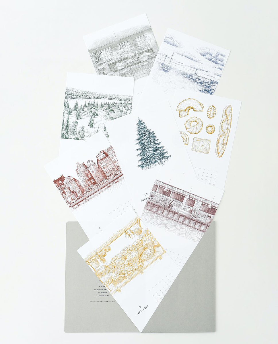 毎年人気の当店オリジナルカレンダー☘️ 2023年版が販売開始となりました！今年は「北欧の暮らし」をテーマに、絵柄を2種類ご用意しました。お部屋の雰囲気や今の気分にフィットしたものをお選びくださいね。
 
hokuohkurashi.com/product_conten…