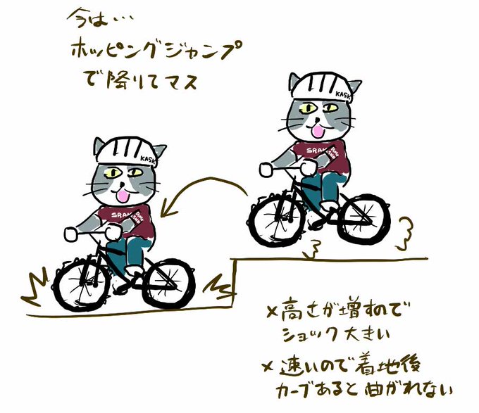 そのルートの一箇所だけど、自分はホッピングジャンプで降りている

少しぐらいならどうにかなるのも習得をサボる理由

で、今日少しだけやってみて課題をメモしてみた
続 