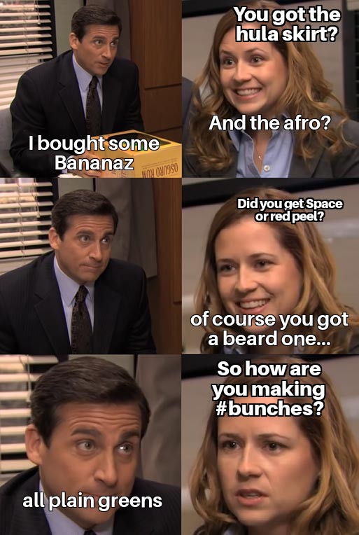 SWOLCharlie's tweet photo. #bunches #gobananaz #meme @avaxfreemints https://t.co/OiqUjkE2If
