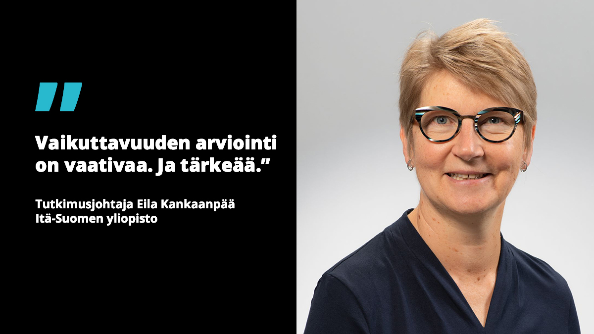 VAIKtaloUEF's tweet photo. Vaikuttavuuden tutkimuksen päivillä #VTpaivat2022 kuullaa myös #implementaatio #tutkimus #haasteeet @PROSHADE johtaja #EilaKankaanpää puhuu implementaatio tutkimuksen tarpeesta! 
Lue lisää puhujien ennakkohaastatteluista:
https://t.co/MBzVIJjwnp
1/2 https://t.co/eKI0hTbDCj