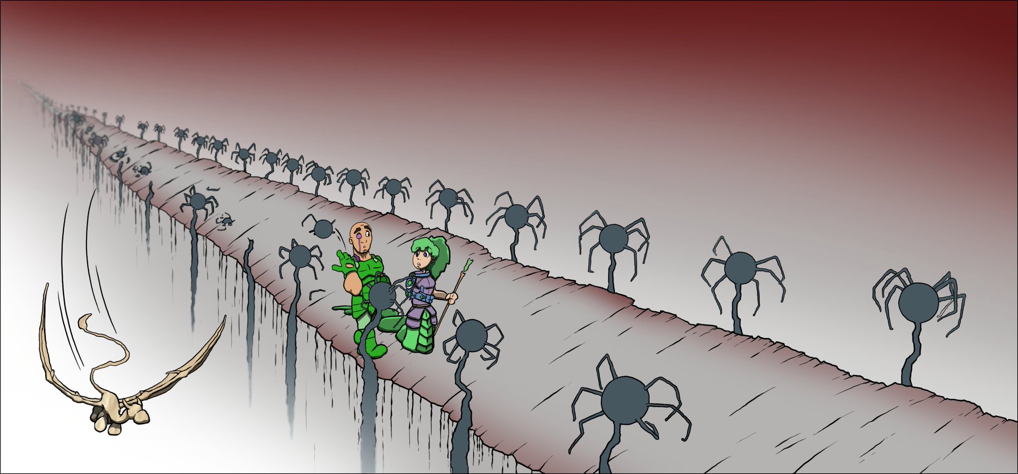 Ellipsis on Twitter "The first picture, was recently drawn on my old